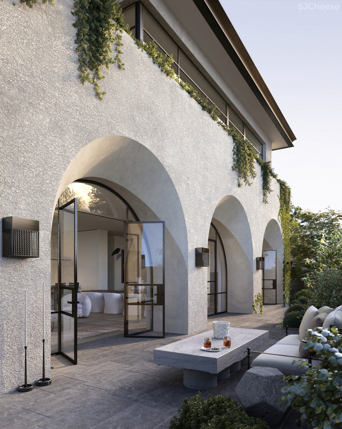 Jolson Architecture | Huntingtower Road , 自然主义的极简别墅