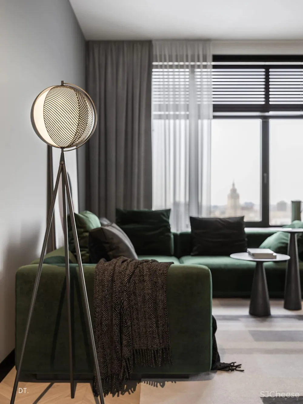 绿色 轻奢,写意悠然清新空间