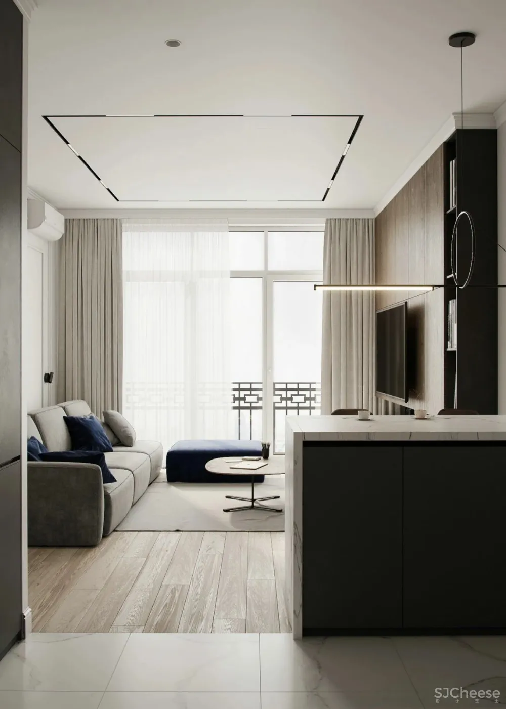 现代简约白私宅,藏不住的精致美好!