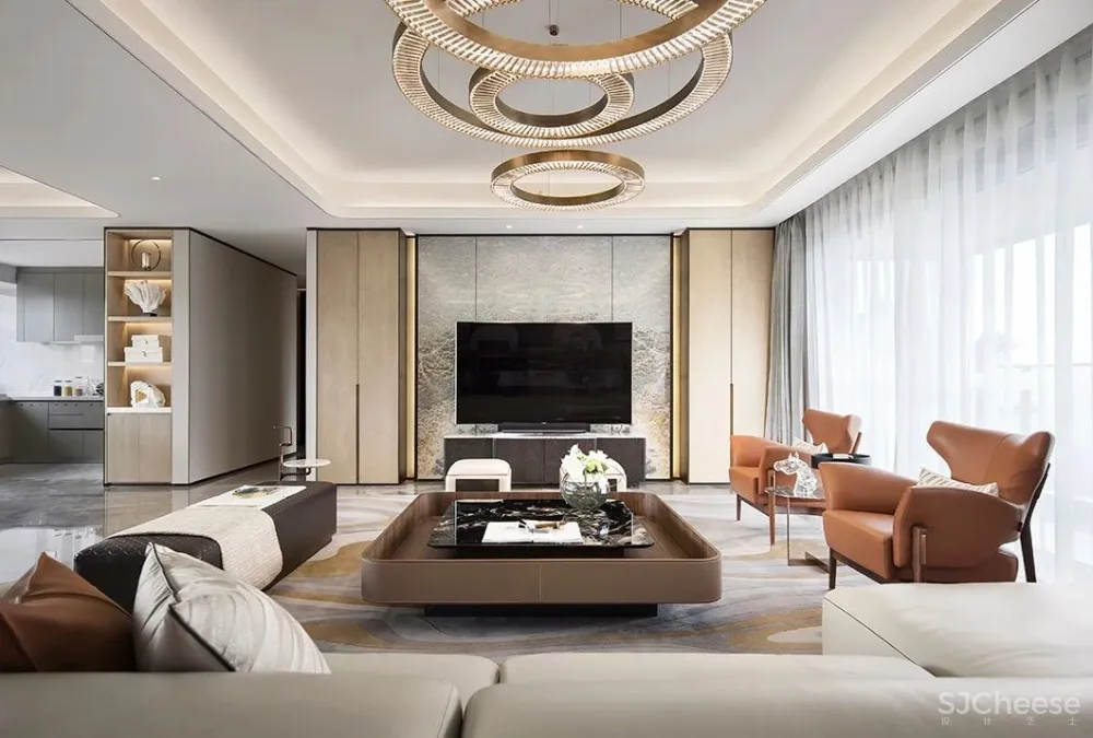 240㎡轻奢都市范,定义非凡的设计格调!