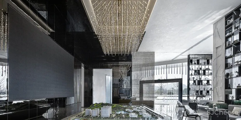 奢华金点缀大理石,恰到好处的低调简洁!