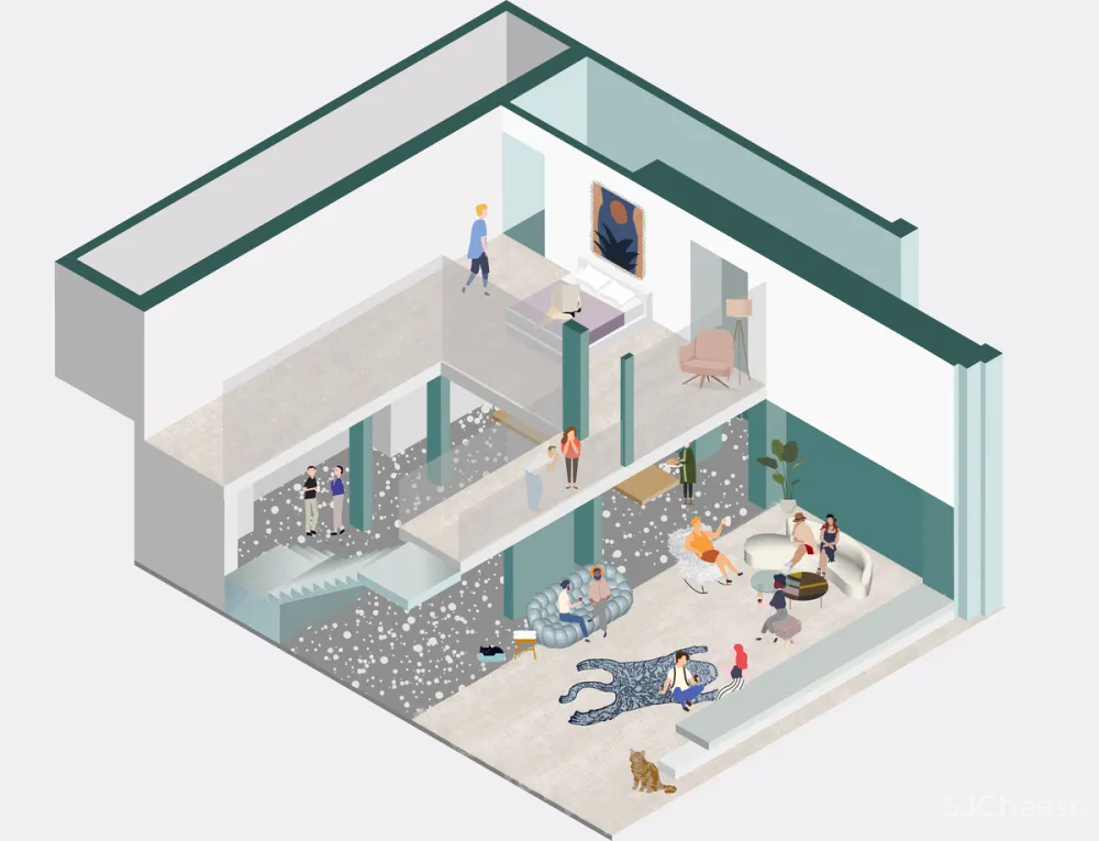 200㎡ 的 LOFT，这个设计师的家太美！