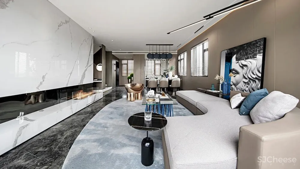 首发 吴文粒:240㎡简约叠墅,探寻沉静的艺术!