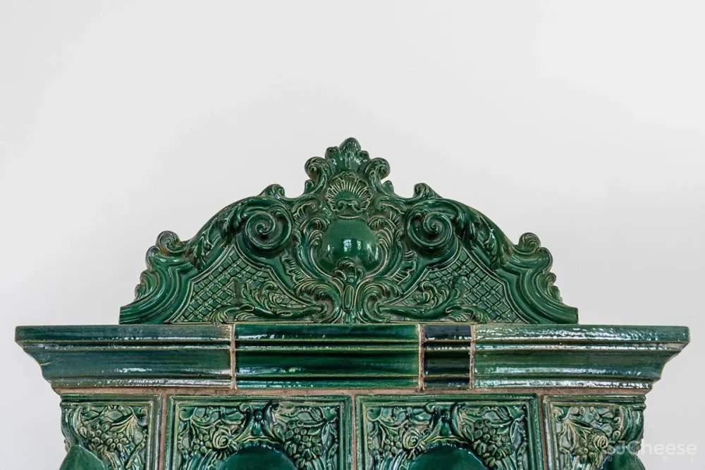 这个以“绿”为美的空间,打造出了现代与古典兼具的极致魅力