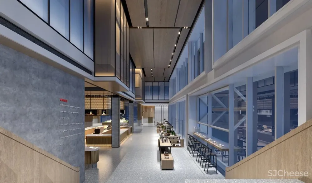 南京万科未来城售楼处 效果图和实景照片