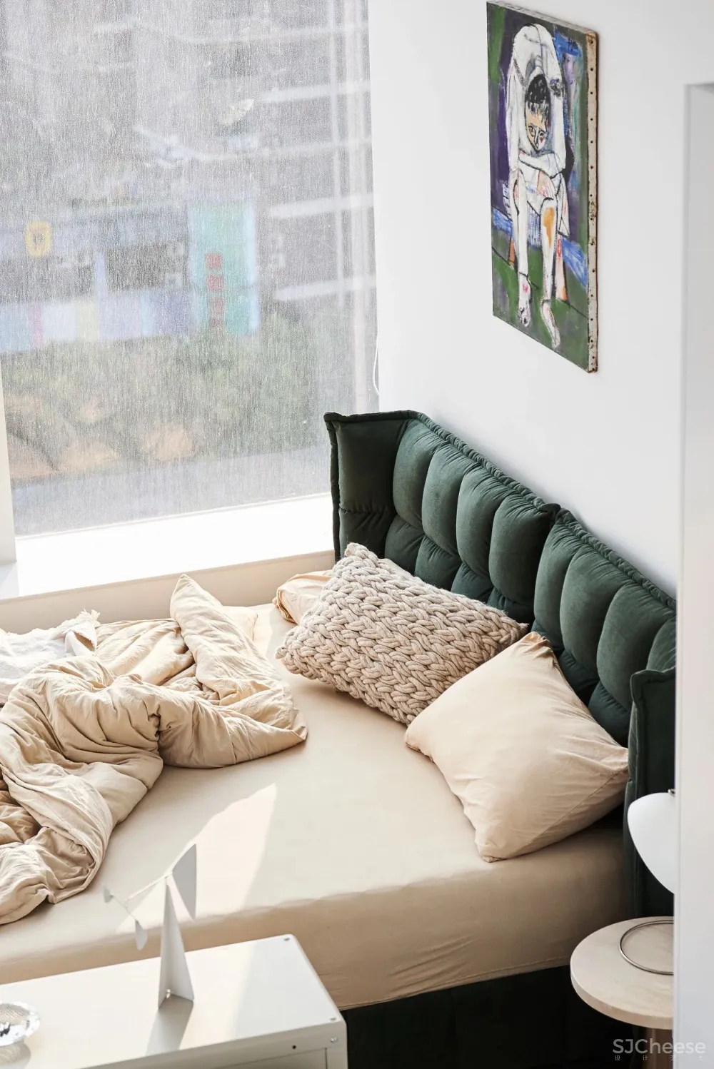 58㎡小家的L型玻璃幕墙,让小房也能拥有180°豪华夜景