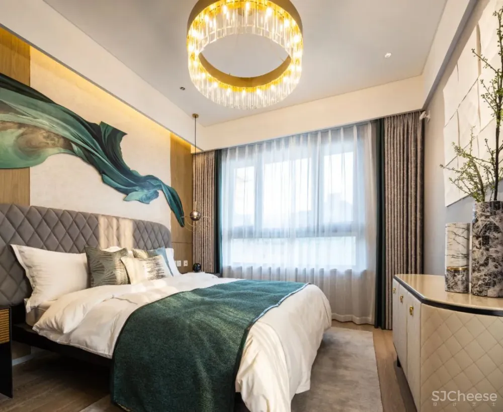 146㎡建邦国宸府,精致生活,在热烈的艺术间穿行 丽凯设计