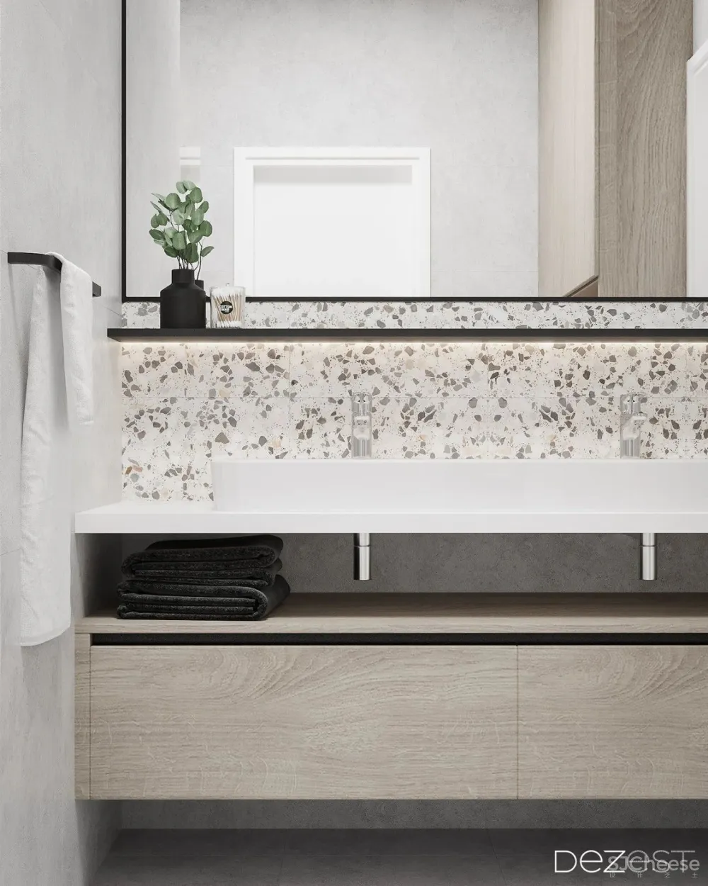 170㎡大都市住宅，大理石 胡桃木，绝对的美学！