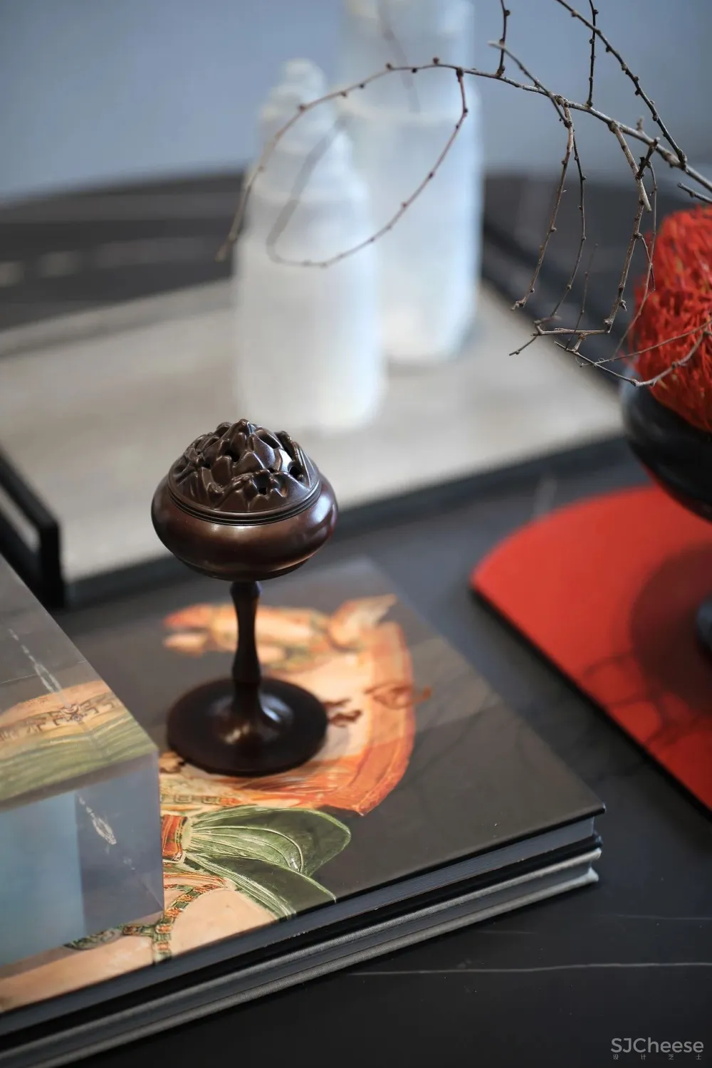 【朱砂红 白色】传统文化通过精简提炼,散发出属于东方的摩登魅力!