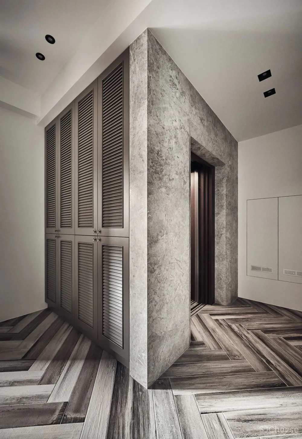 还在用传统方式铺地板?看「人字拼」怎样演绎质朴自然风