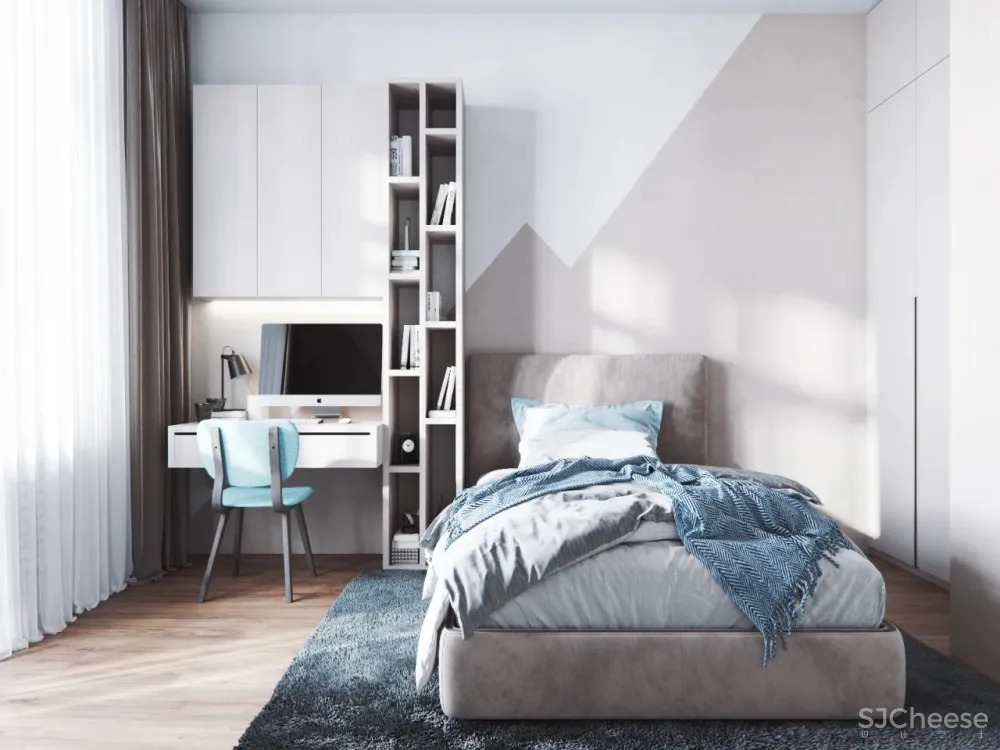 93㎡自然温馨的家庭公寓,一家四口的恬逸日常!