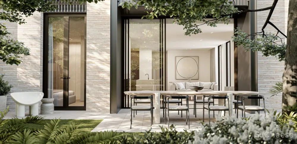 Conrad Architects | Daracombe Kew , 永恒精致的质感