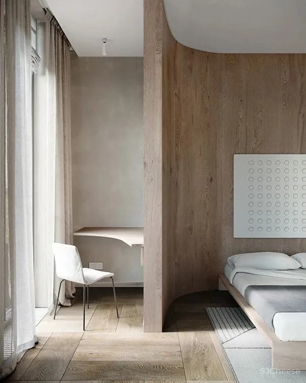 79㎡ 轻奢一房，每个细节都很有设计感！