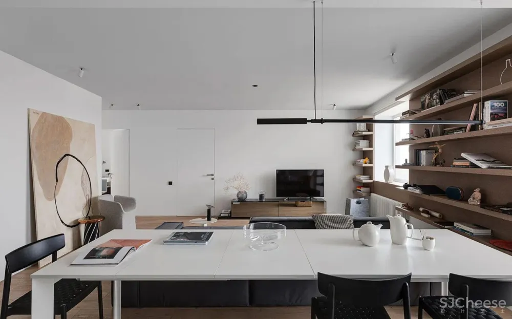 一家三口93.5平米,正是合适的惬意与舒适