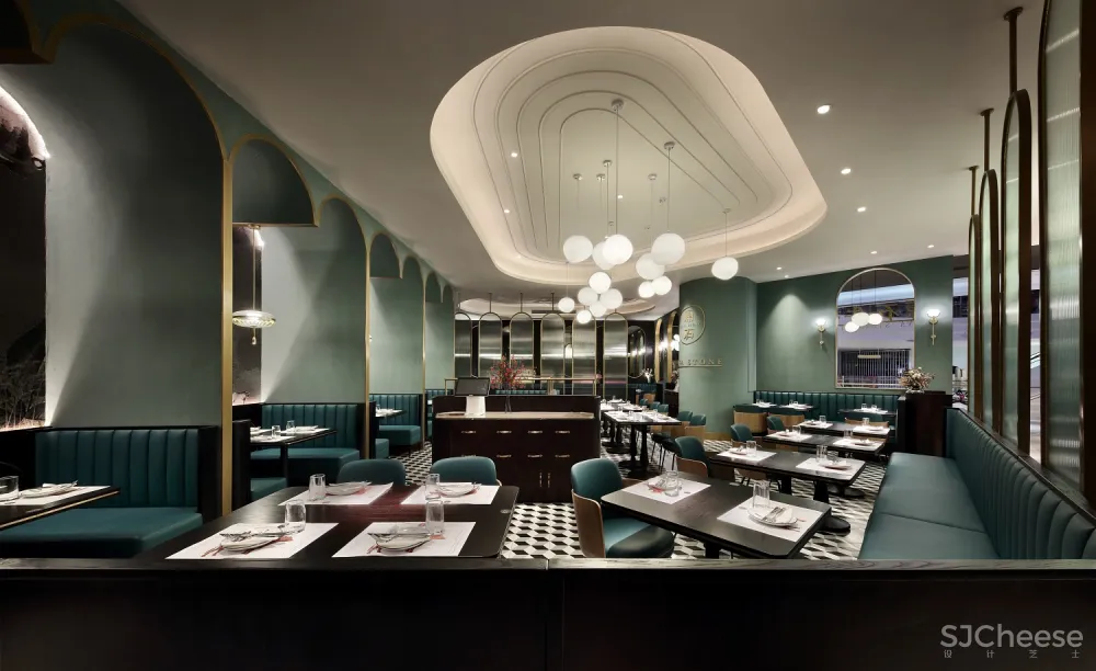 原石品牌餐厅设计【艺鼎新作·原石牛扒】 一场舌尖上的欧式户外花园之旅