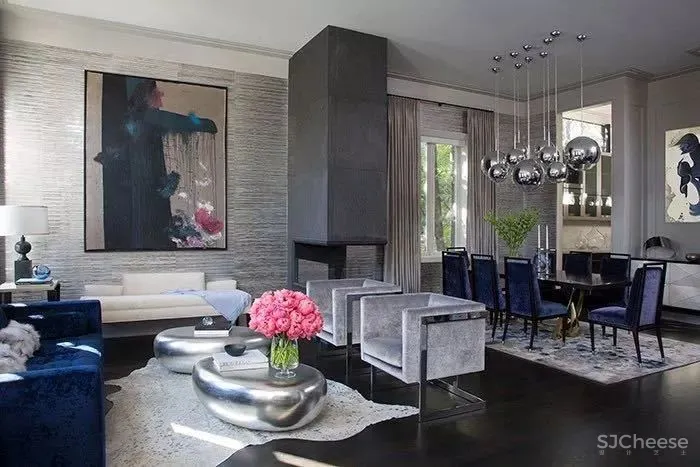 高级灰 蓝色，打造优雅的高贵感