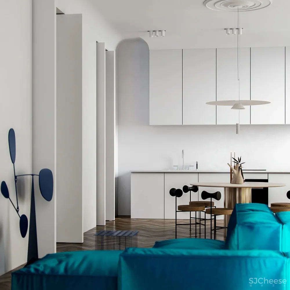 85㎡住宅,质感与极简的生活居所