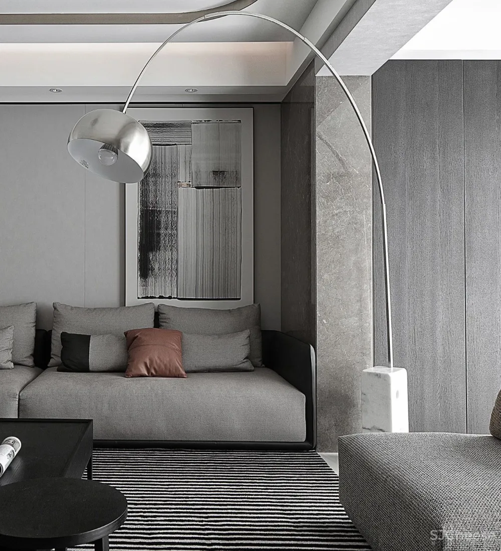 228㎡ 现代风简约住宅,舒适随性让生活回归本质