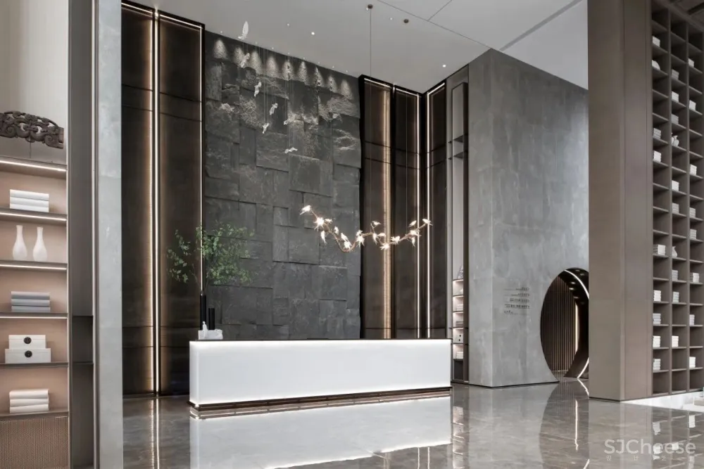 高级灰 新中式,融创广深春风岭南图书馆:以阅读的日常,镌刻一座精神地标