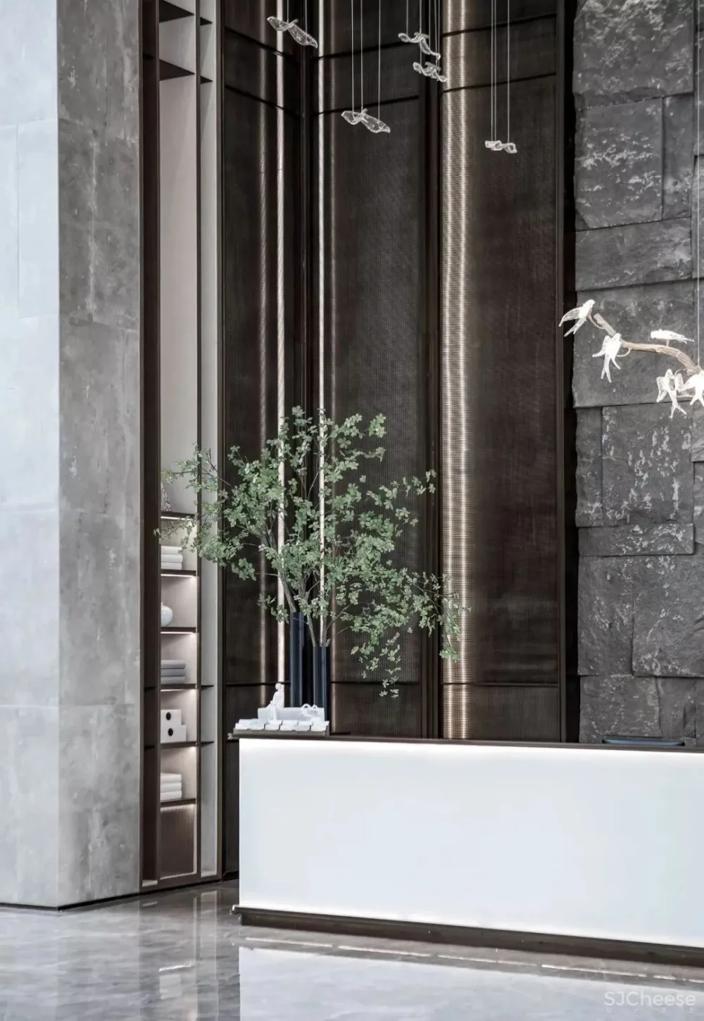 高级灰 新中式,融创广深春风岭南图书馆:以阅读的日常,镌刻一座精神地标