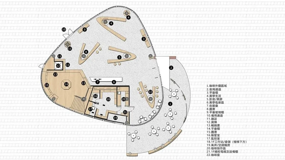 新作 空间中的“磁场” 方庭书店，成都 A9A建筑设计事务所
