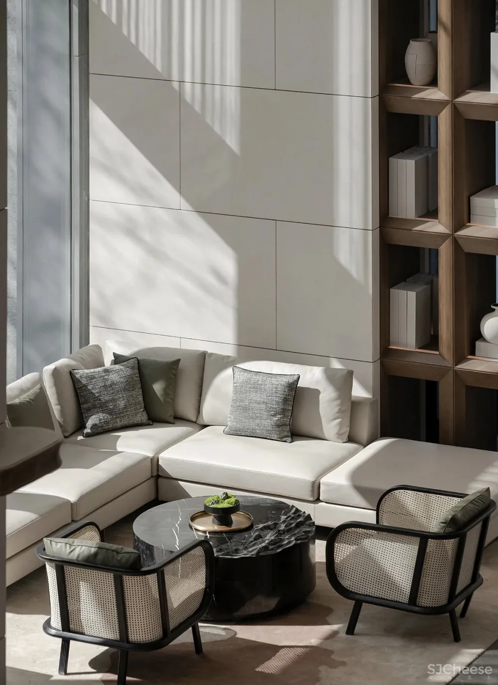 CCD.郑中新作 广州「保利·拾光年」售楼处 效果图和实景照片