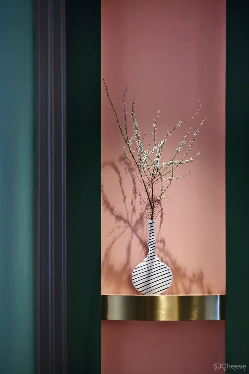 这样的撞色搭配,太美了!