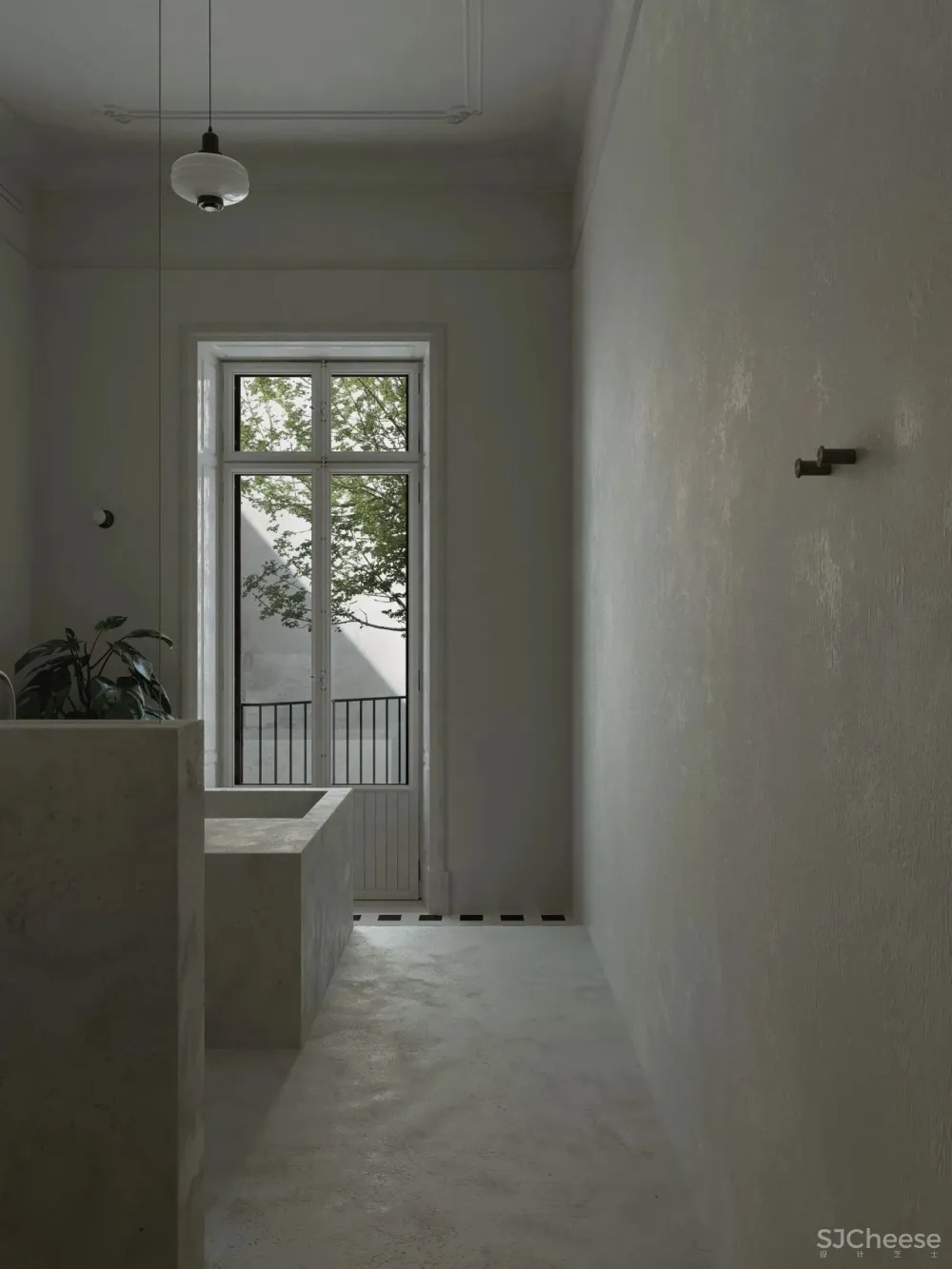 一室户极简小公寓,镜面柜门让家大两倍!