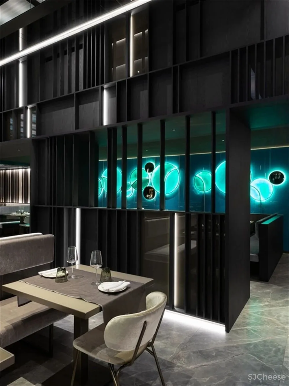 流转的光影 意大利MOYA餐厅