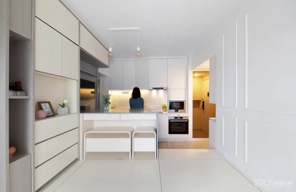 49㎡ 用好地台, 一房瞬间变四房!