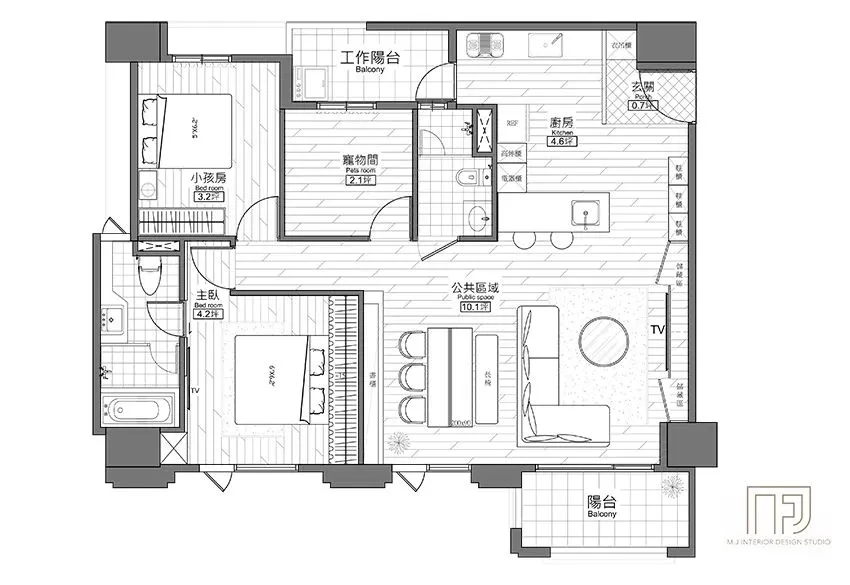 102㎡四房改一房,凭什么人家能断舍离?