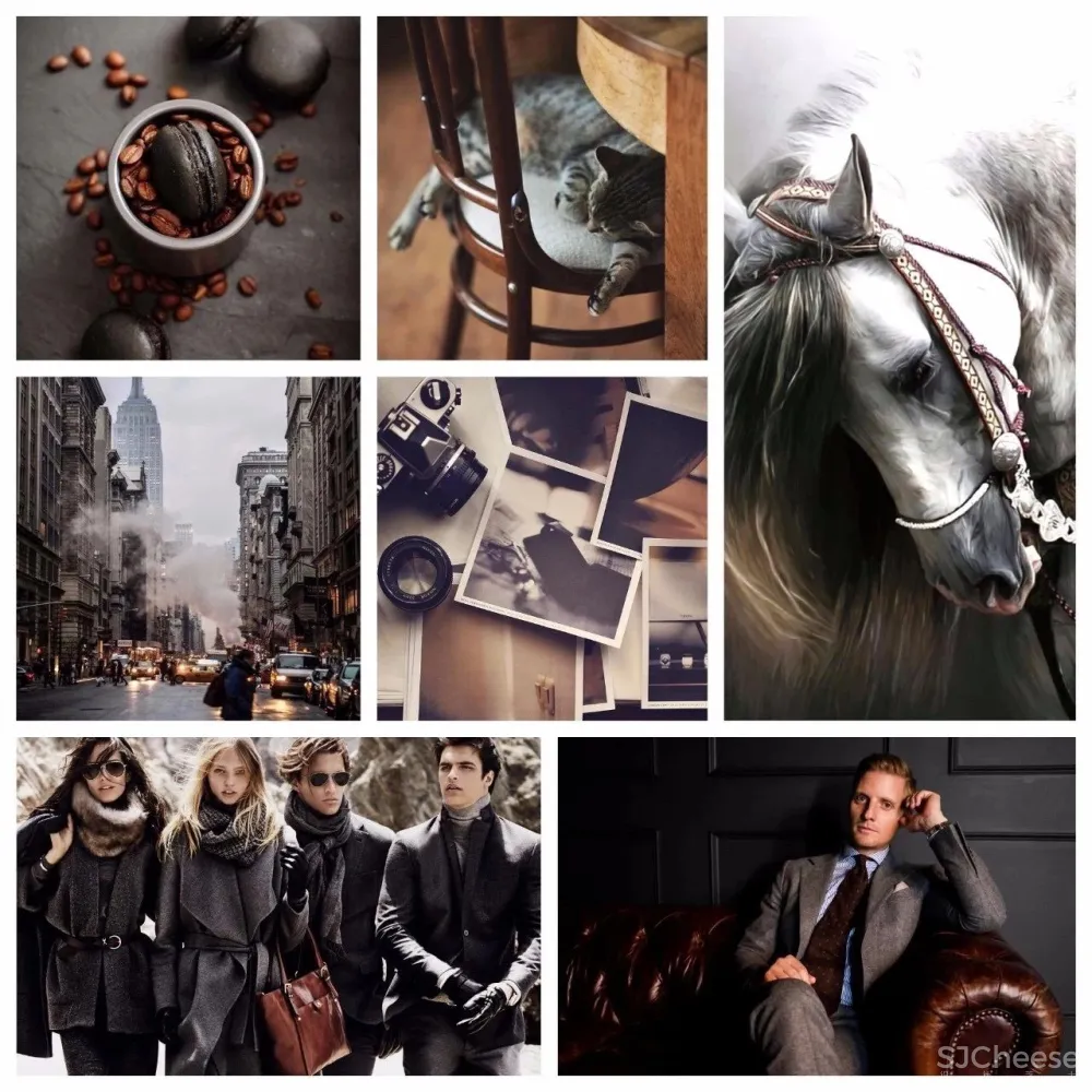 高级灰 棕色，华灯初上夜未央，细品冷酷都市的温柔细腻