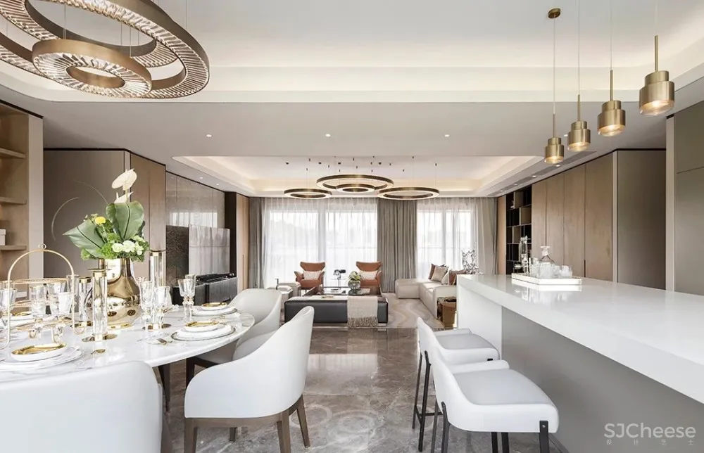 240㎡轻奢都市范,定义非凡的设计格调!