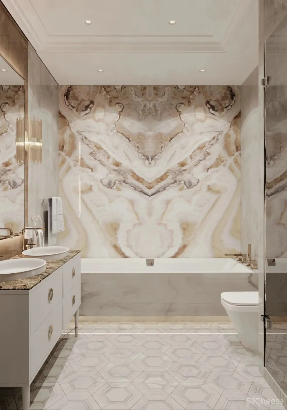 贴近自然的暖粉色公寓,大气实用,颇具格调!