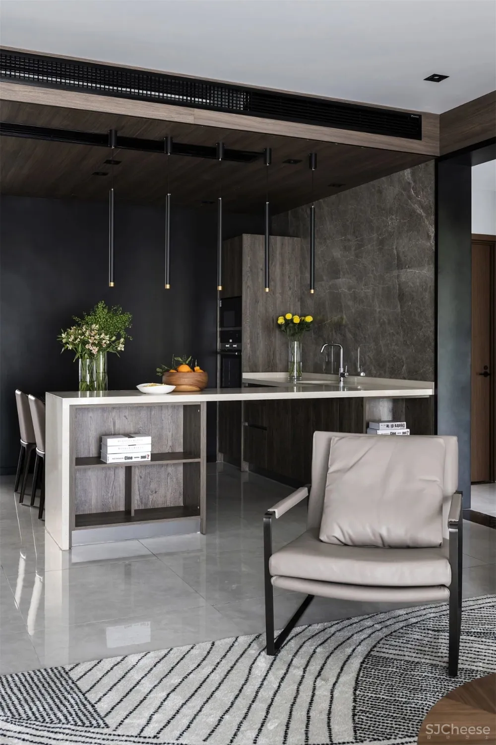 150m²简约风洋房设计，中性色打造格调居所