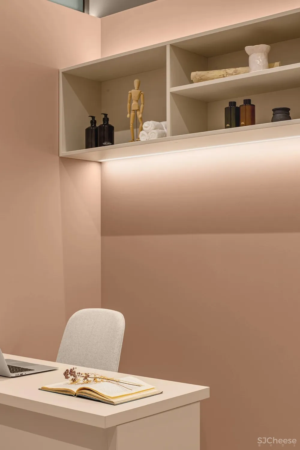 柔和色调的医学美容空间,舒适而温馨的空间!