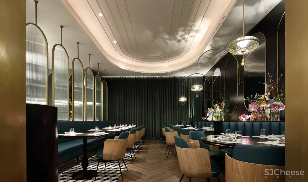 原石品牌餐厅设计【艺鼎新作·原石牛扒】 一场舌尖上的欧式户外花园之旅