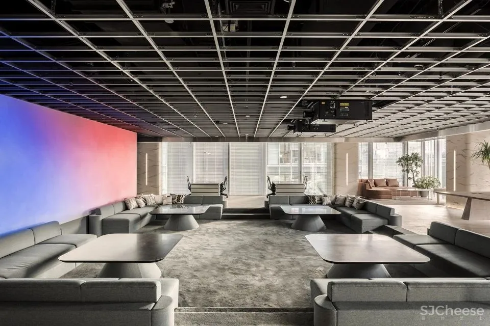 模糊图像与现实空间之间的界限 WARP办公空间 I IN Inc.