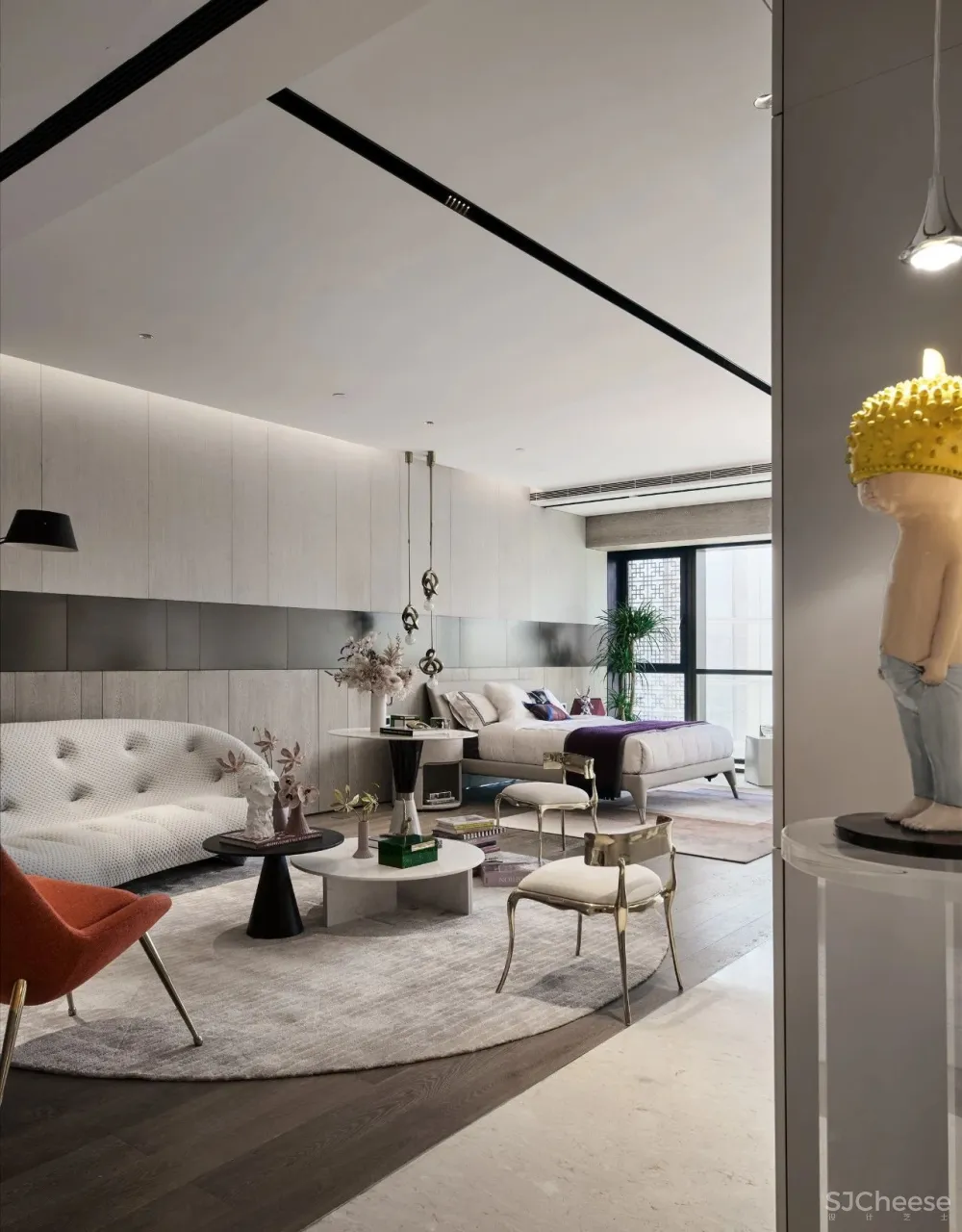 博思韦珥 唐忠汉:97㎡超凡气质公寓,这样设计才有灵魂!