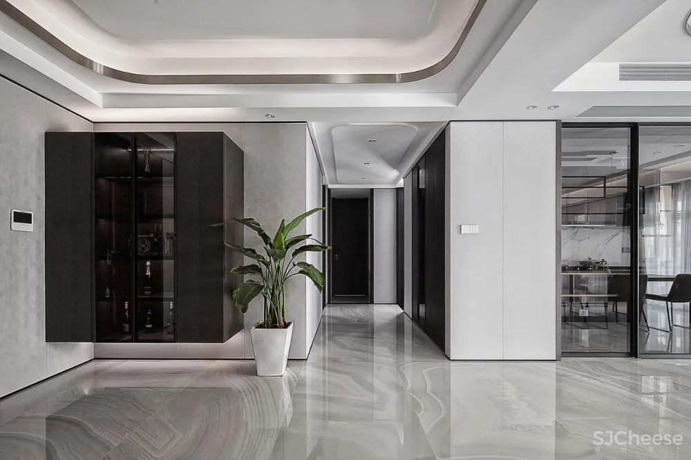 228㎡ 现代风简约住宅,舒适随性让生活回归本质