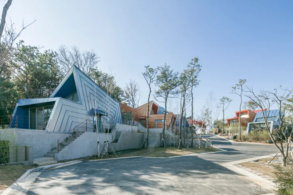 这是什么神仙设计! 韩国建筑师把联排别墅玩出花 不卖房子, 卖文化