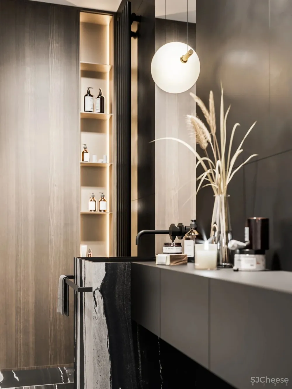 113㎡实用大两居,轻奢简致!