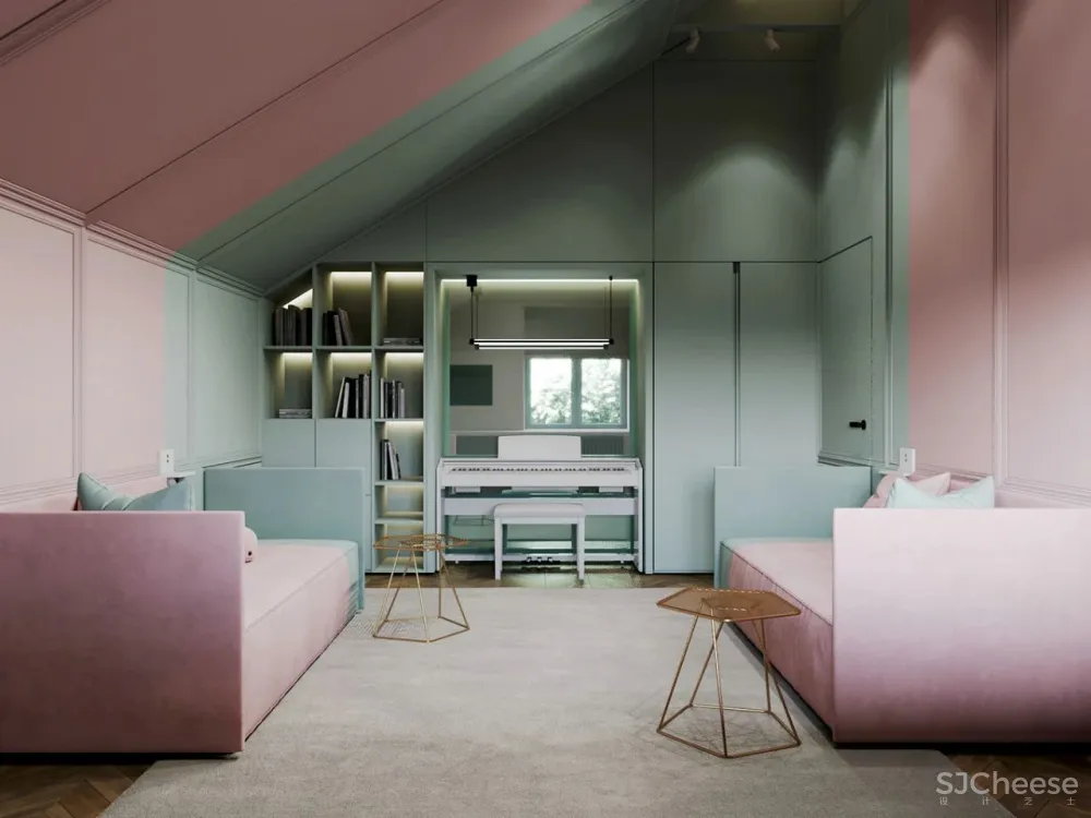 现代简欧住宅，淡雅生活的精致居所！