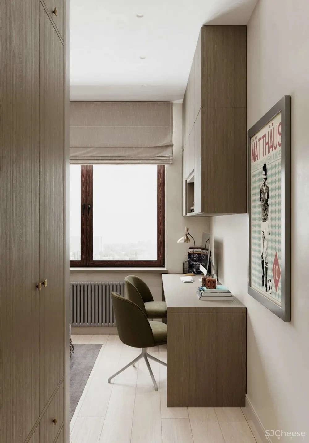 贴近自然的暖粉色公寓,大气实用,颇具格调!