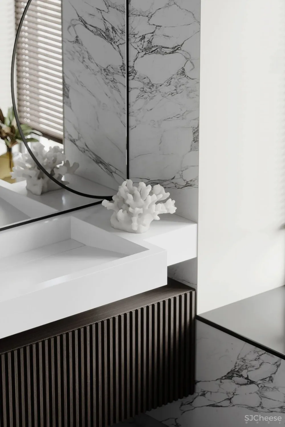 180㎡年轻夫妇的家，高级灰 大理石，这样才高级！