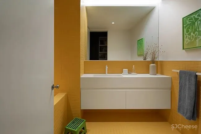 老宅翻新,用水磨石做点缀复古又高级!