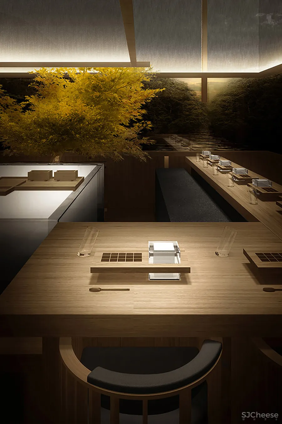 Gwenael Nicolas | Sen Hakone度假村 , 日式“虚拟酒店”的构想