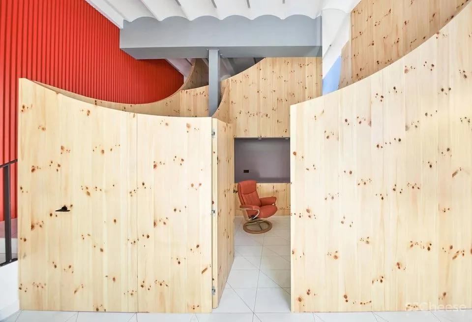 弧形隔断“森林” 西班牙Impress牙科诊所 Raúl Sánchez Architects