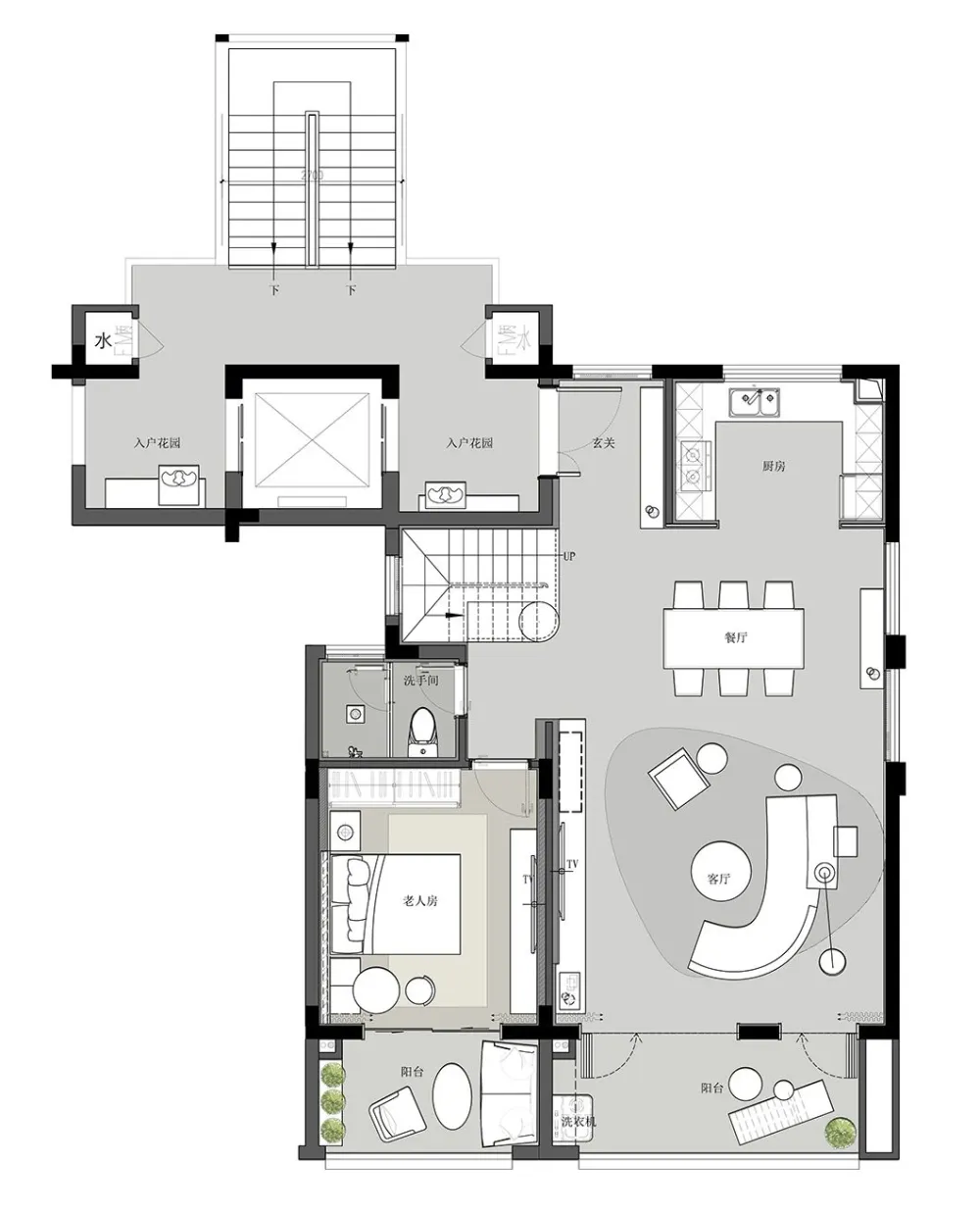 首发 吴文粒:240㎡简约叠墅,探寻沉静的艺术!