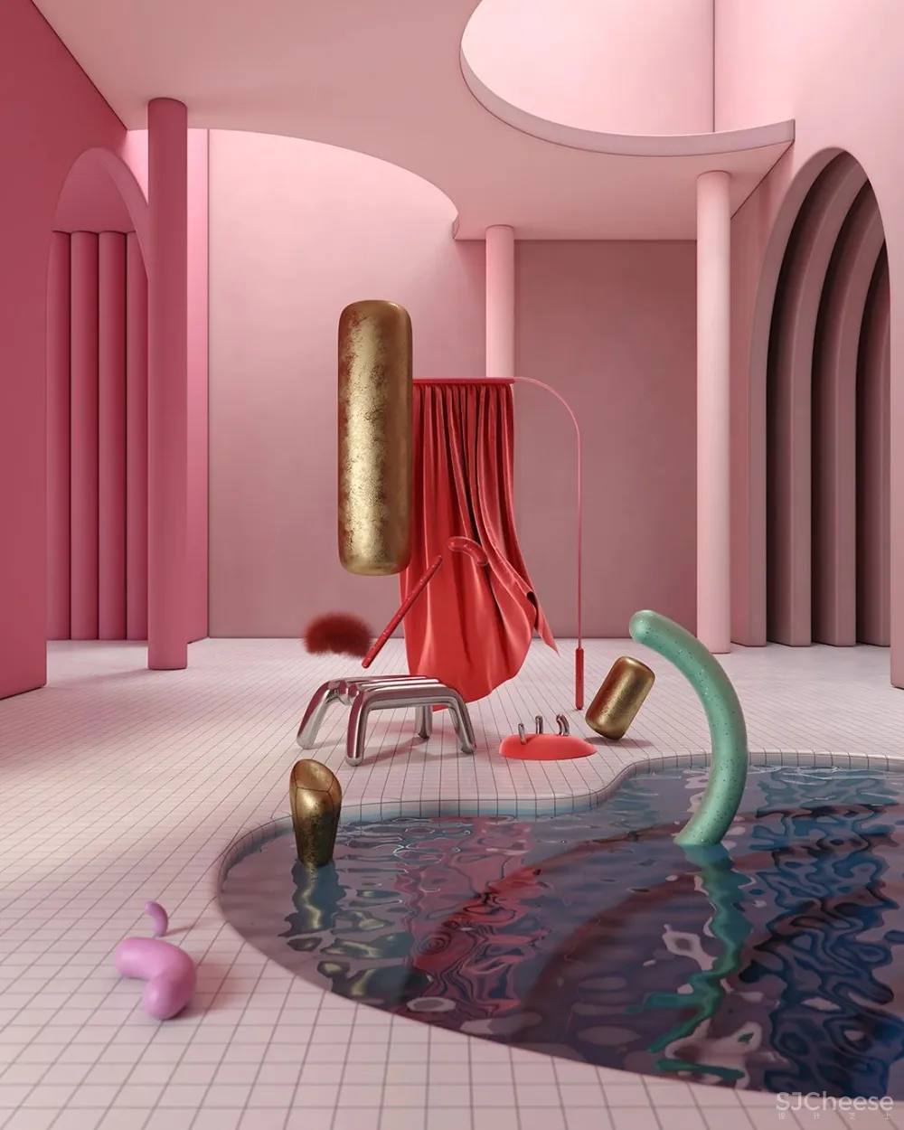 Timur Mitin 爱丽丝的谐波几何美学